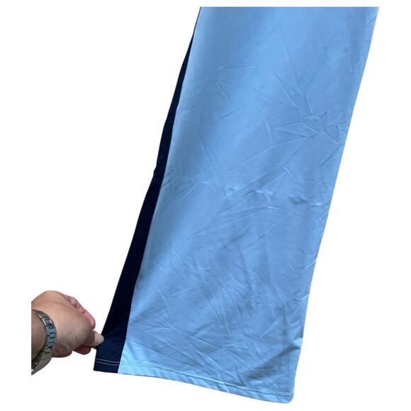 Ayda Activewear Flare Legging Light Blue Navy UNC Women's Medium - Picture 3 of 8